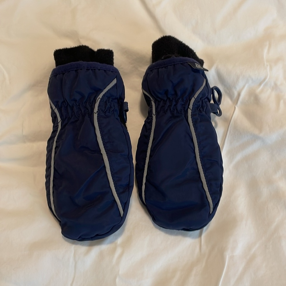 Baby Gap Nylon Mittens in Navy Blue